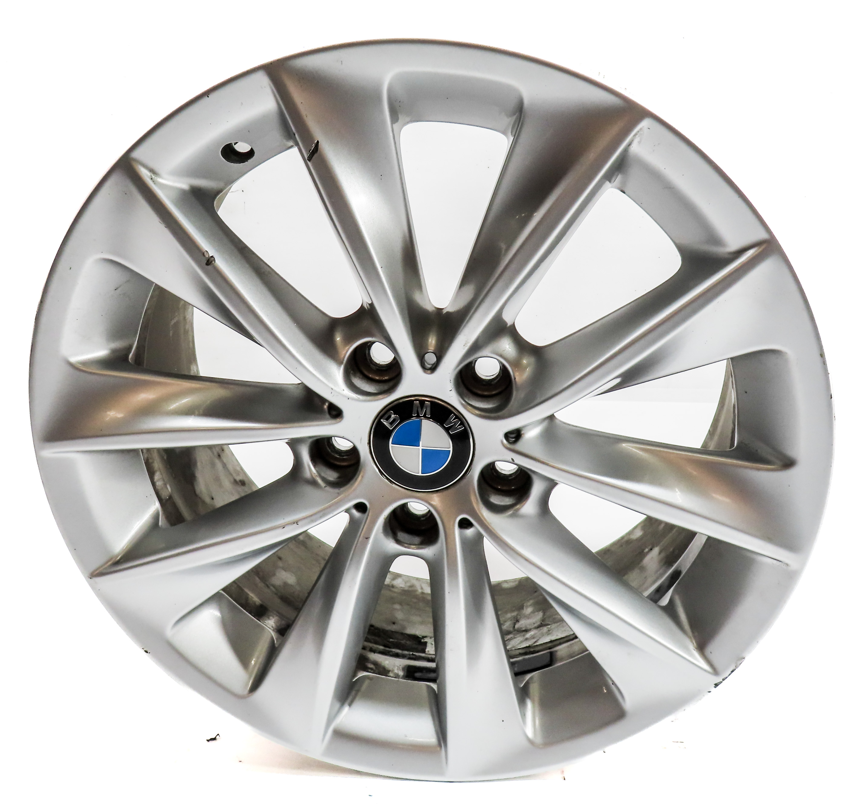 2011-2018 BMW X3 X4 (F25 F26) 18x8 ALUMINUM ALLOY 5 DOUBLE 10 SPOKE WHEEL RIM — exact item pictured